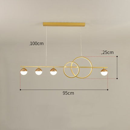 Modern Aluminum Pendant Light | Nordic Dining Design