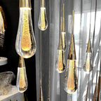 Modern Crystal Pendant Light - Adjustable