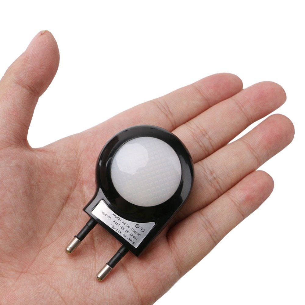 Mini LED Snail Night Light Auto Night Lamp Built-in Light Sensor Control Light Wall Lamp For Baby Kids Bedroom EU US Plug