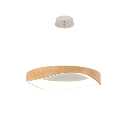 Nordic Creative Wood Grain Restaurant Bar Chandelier