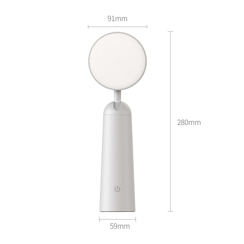 LED Touch Charging Three-color Electrodeless Dimming Charging Lamp
