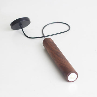 Long Chandelier Modern Minimalist Solid Wood