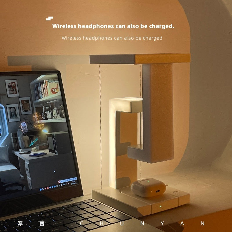 Creative New Suspension Table Lamp Mobile Phone Wireless Charging Small Night Lamp