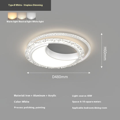 Master Bedroom Ceiling Lamp Nordic Light Luxury And Simplicity