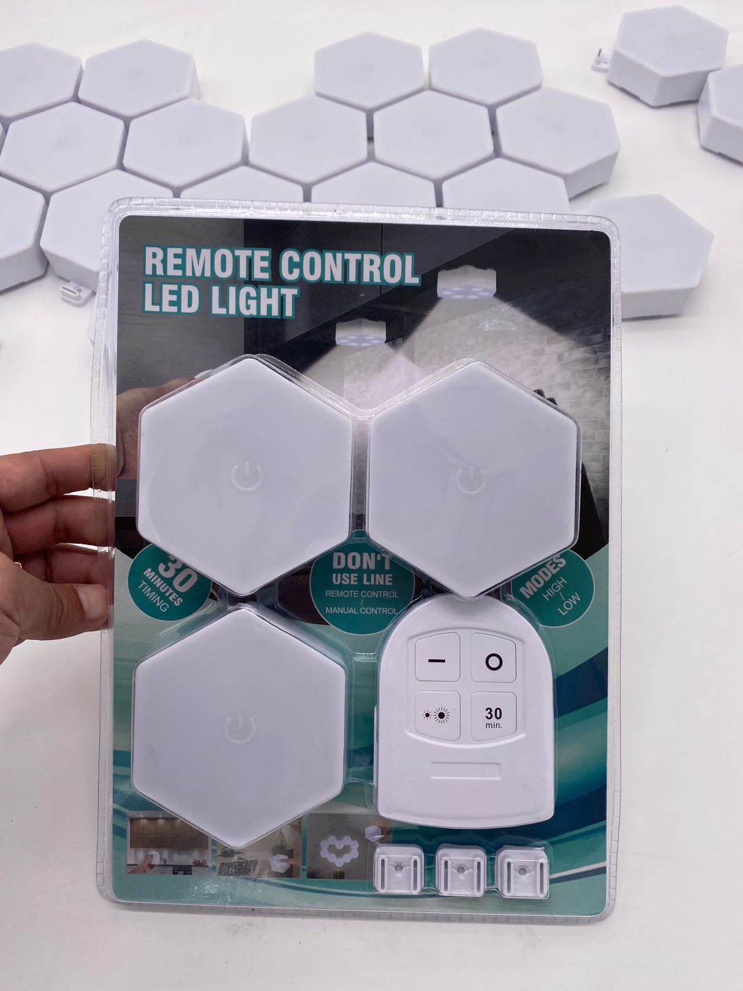 Wireless remote control pat light