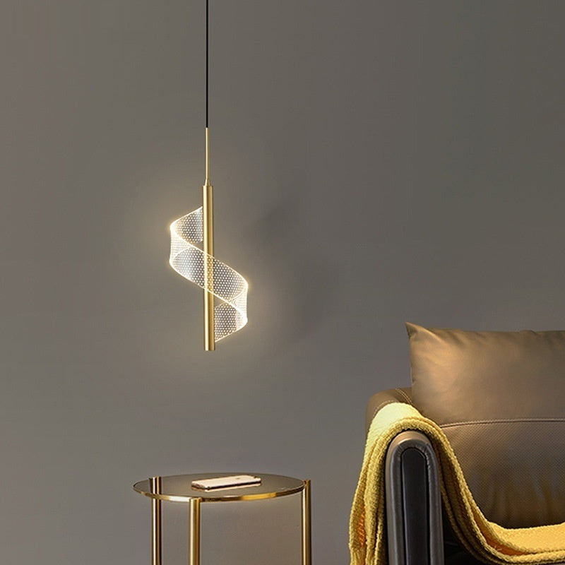 Light Luxury Copper Minimalist Pendant Light