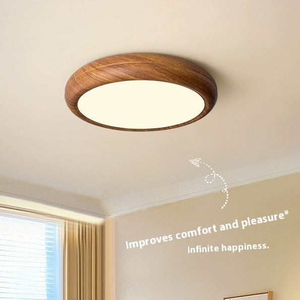 Bedroom Ceiling Lamp Creative Walnut Colors