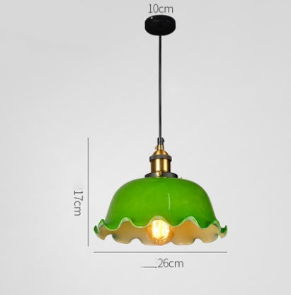 Simple Retro Nostalgic Chandelier Homestay Entrance