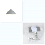 Lámpara colgante LED moderna de aluminio