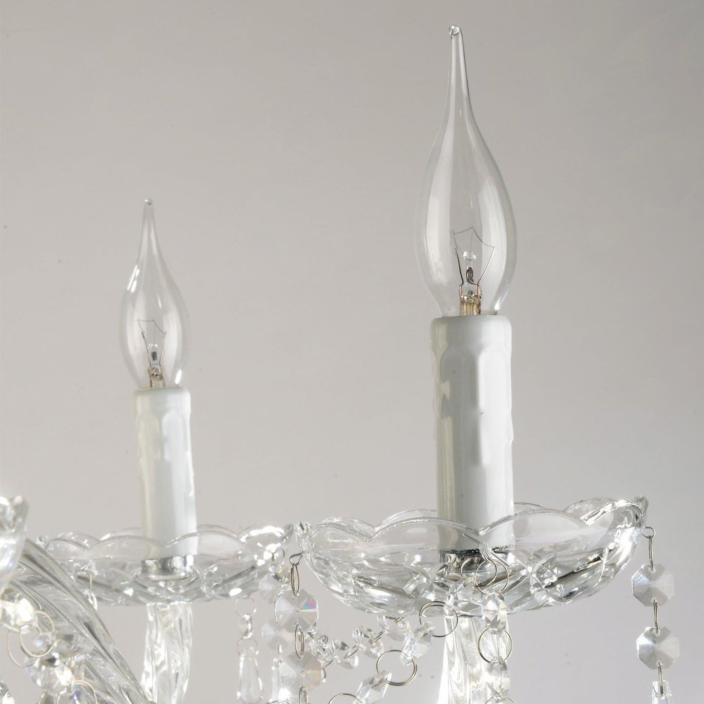6-Light Modern Crystal Chandelier Clear K9 Light