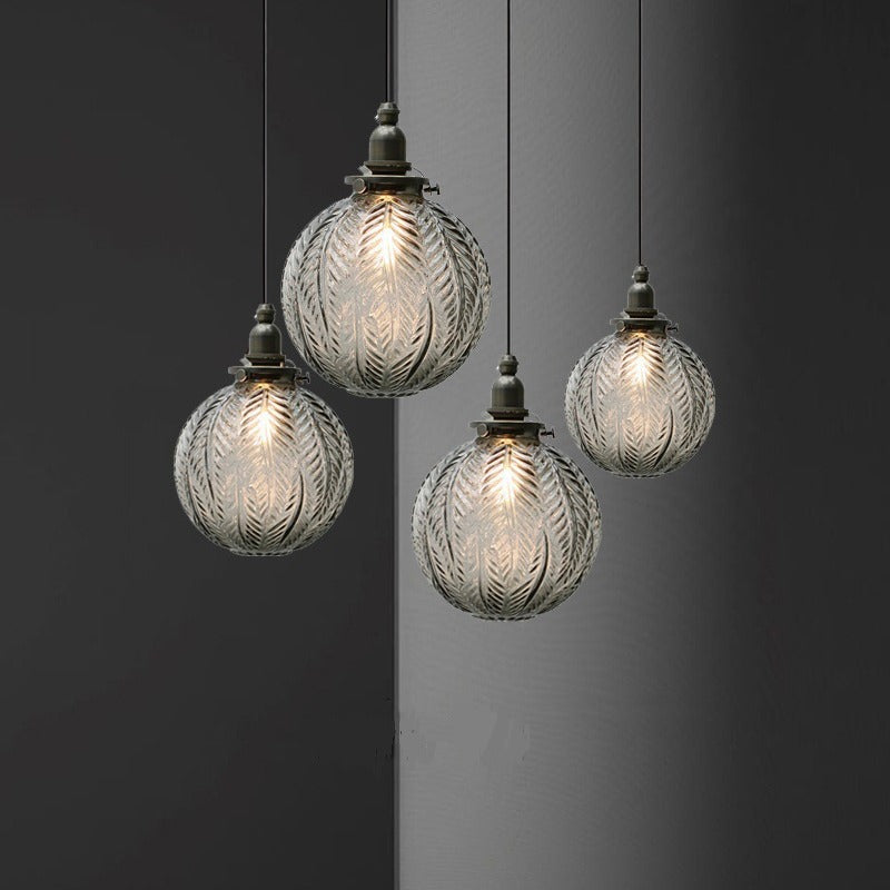 Vintage Glass Pendant Light Nordic Droplight
