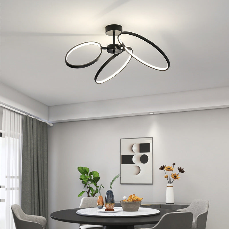 New Modern Minimalist Creative Personality Ring Led Chandelier