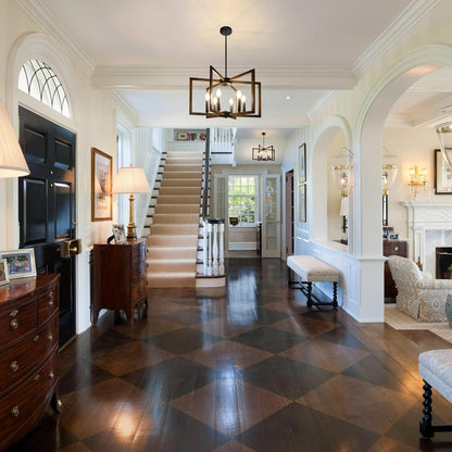 6-Light Modern Farmhouse Pendant Lights for Kitchen Island, Vintage