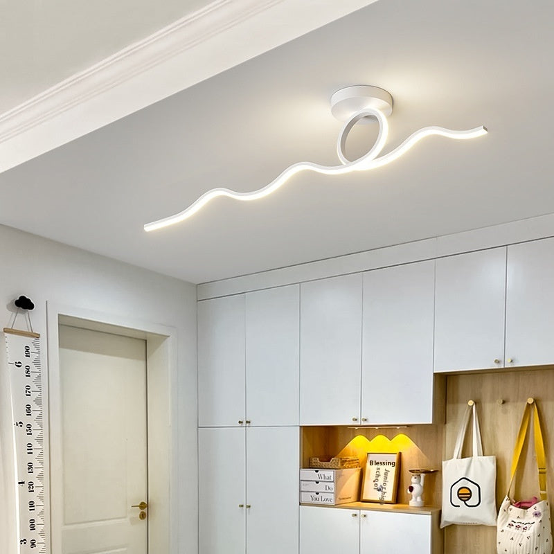 Aisle Corridor Simple Modern Entrance Foyer Hallway Balcony Cloakroom Ceiling Strip Ceiling Lamp