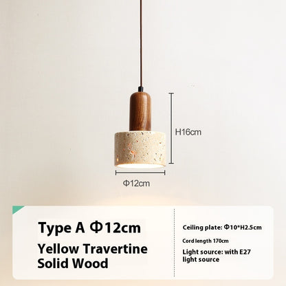 Japanese Style Cream And Quiet Wind Bedroom Bedside Chandelier