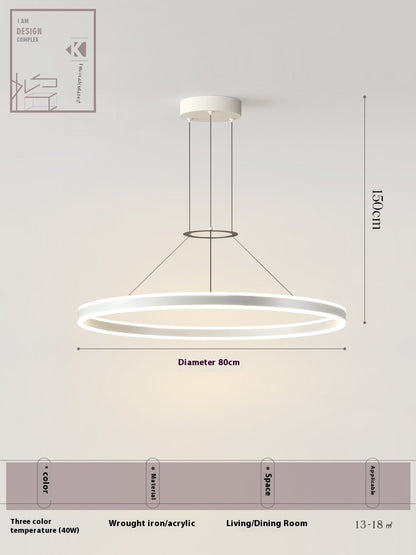 Creative Commercial Round Restaurant Chandelier