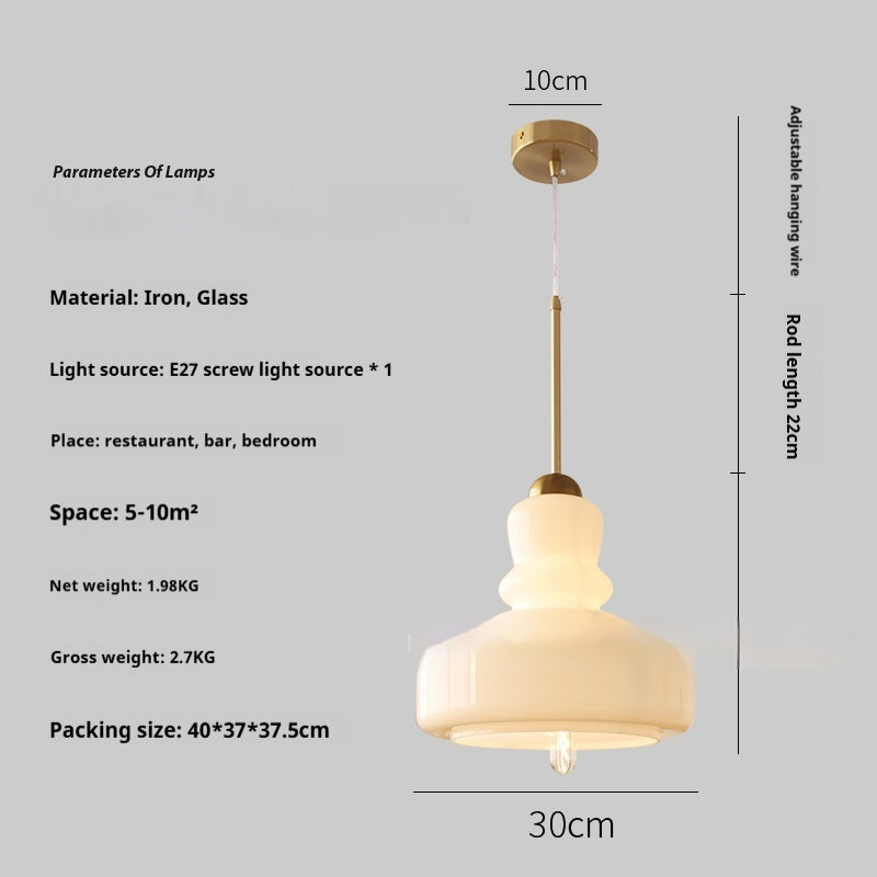 Color Gourd Small Droplight French Bedroom Hotel Bar Decoration Lamps