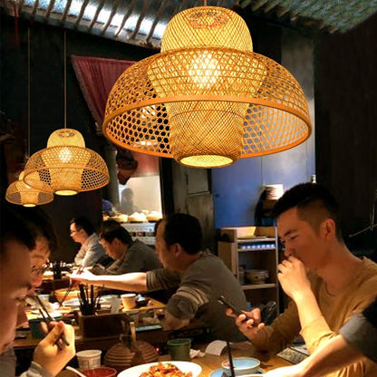 Household Farm Bamboo New Chinese Style Chandelier