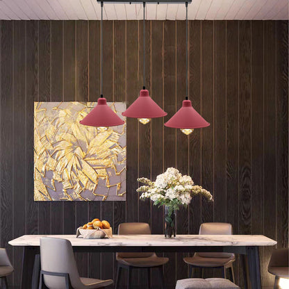 Modern Industrial Cone Shade Pendant Light E27 Adjustable Hanging Lamp