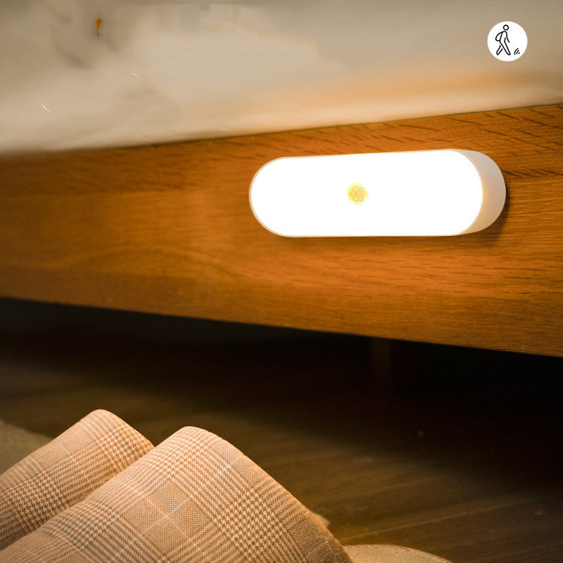 Long Bedside Human Body Induction Night Light Control Charging
