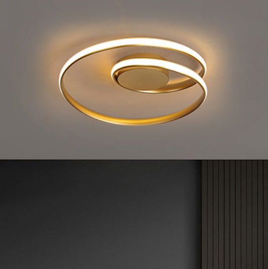 Aluminum Line Bedroom Light Simple Modern Living Room Ceiling Lamp