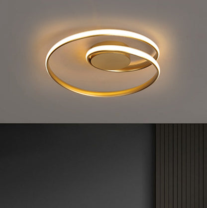 Aluminum Line Bedroom Light Simple Modern Living Room Ceiling Lamp