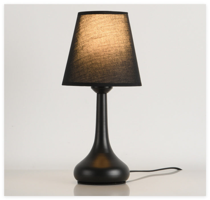 Fabric Table Lamp Bedroom Bedside Lamp High-grade Warm Atmosphere