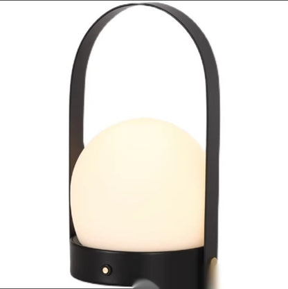 Mid-ancient Danish Portable Table Lamp Bedside Minimalist Portable Charging Touch Atmosphere Camping Night Light