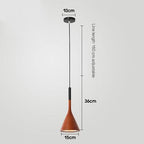 Minimalist Iron & Aluminum Single Head Pendant Light
