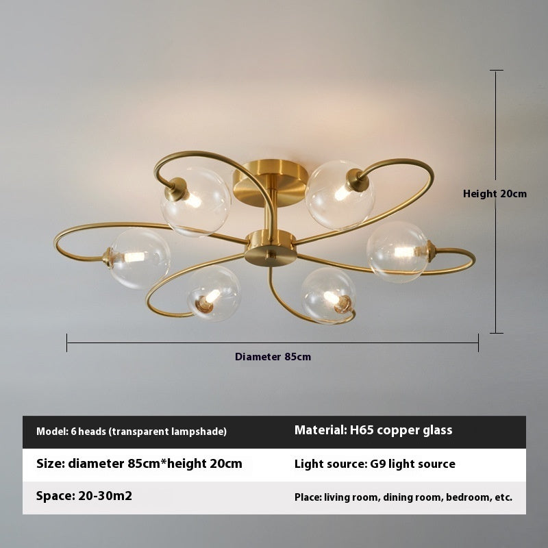 Living Room Chandelier Modern Simple Home Bedroom Ceiling Lamp