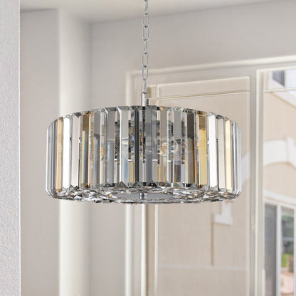 Modern Crystal Chandelier for Living-Room Round Cristal Lamp Luxury