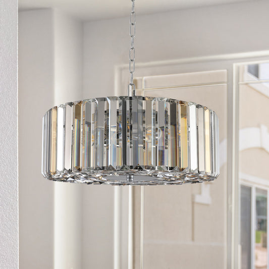 Modern Crystal Chandelier for Living-Room Round Cristal Lamp Luxury