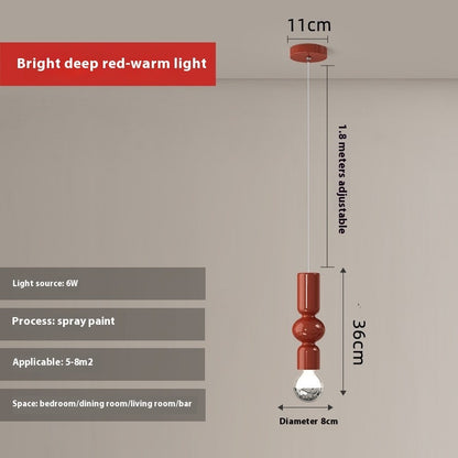 French Cream Style Bedroom Bedside Chandelier