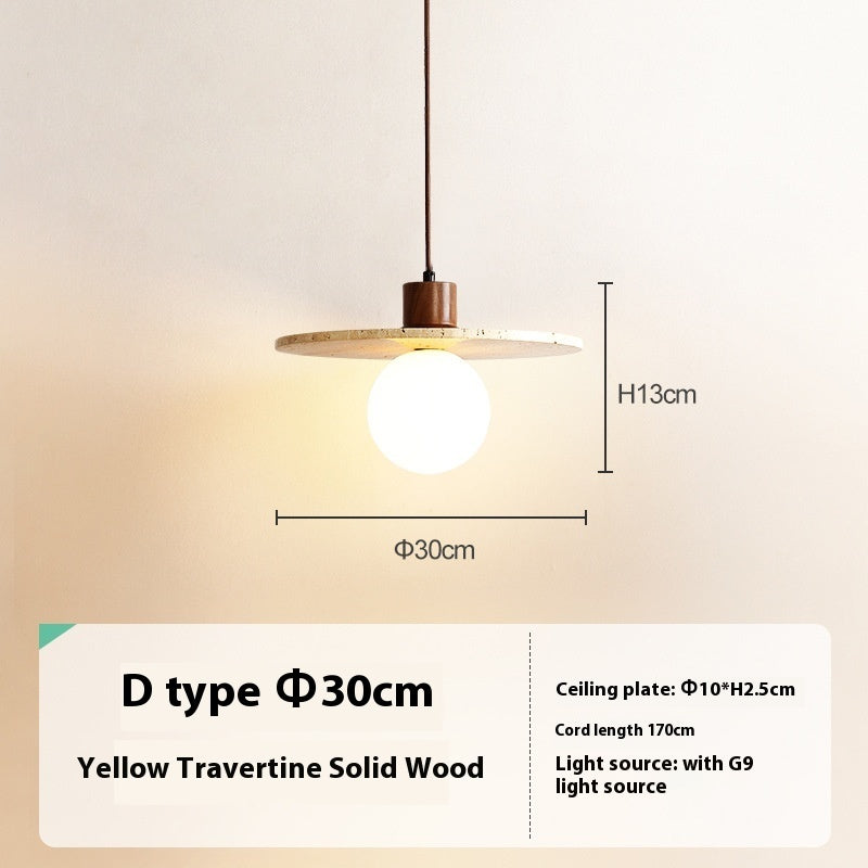 Japanese Style Cream And Quiet Wind Bedroom Bedside Chandelier