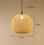 Zen Pastoral Pendant Light Minimal Tea Room