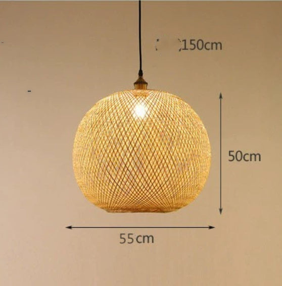 Zen Pastoral Pendant Light Minimal Tea Room