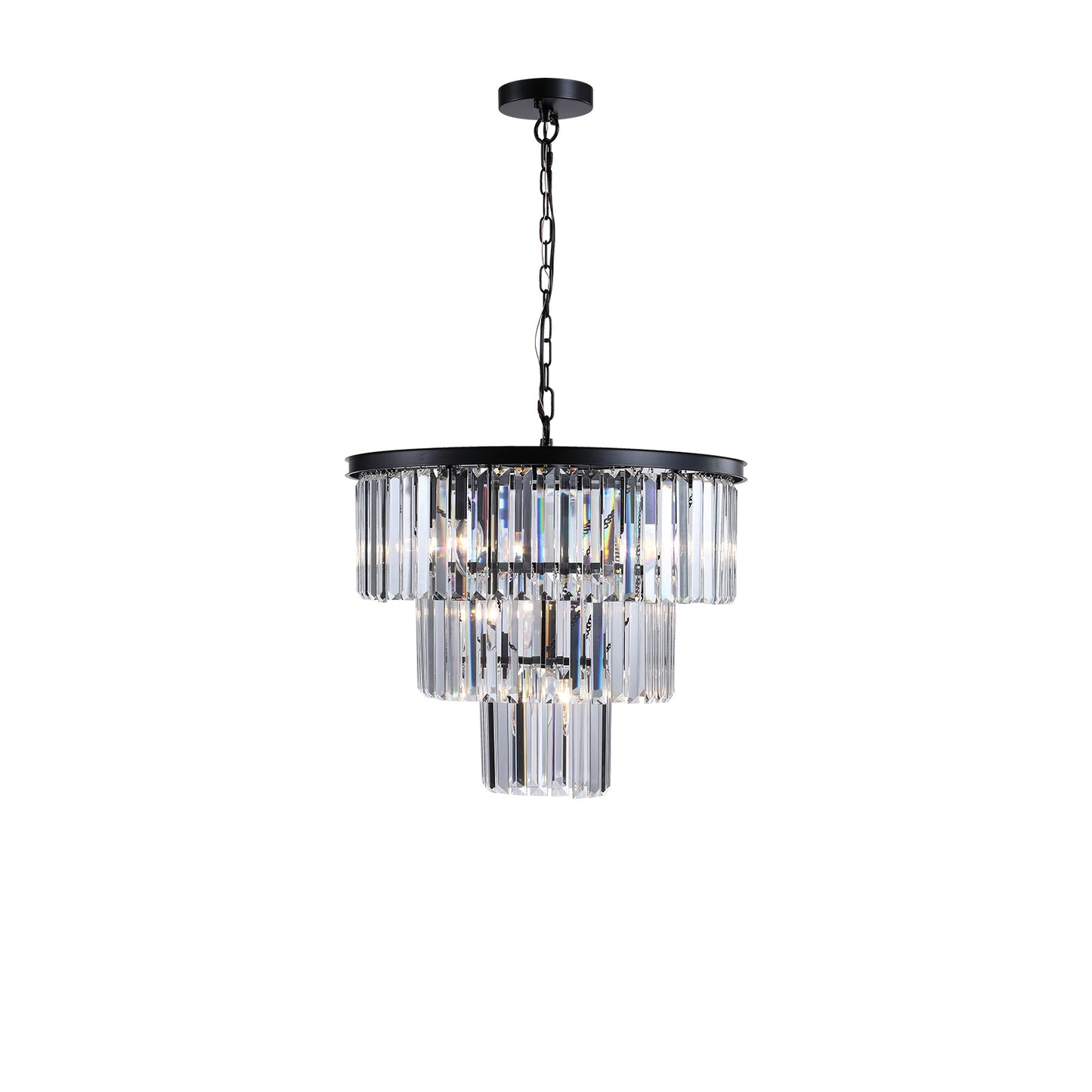 Black Luxury Crystal Chandelier Modern Chandeliers Lights Fixture