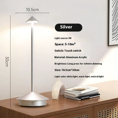 Modern Minimalist Creative Bar LED Table Lamp Small Night Lamp Bedside Lamp