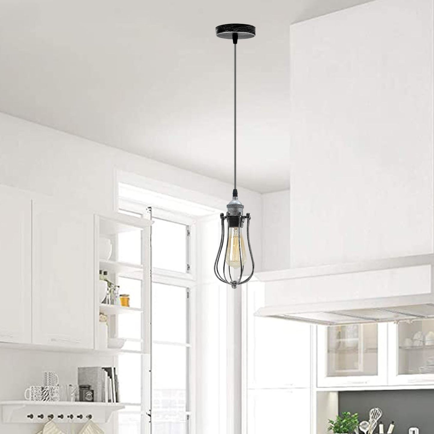 Cage Pendant Lights For Kitchen ~1193