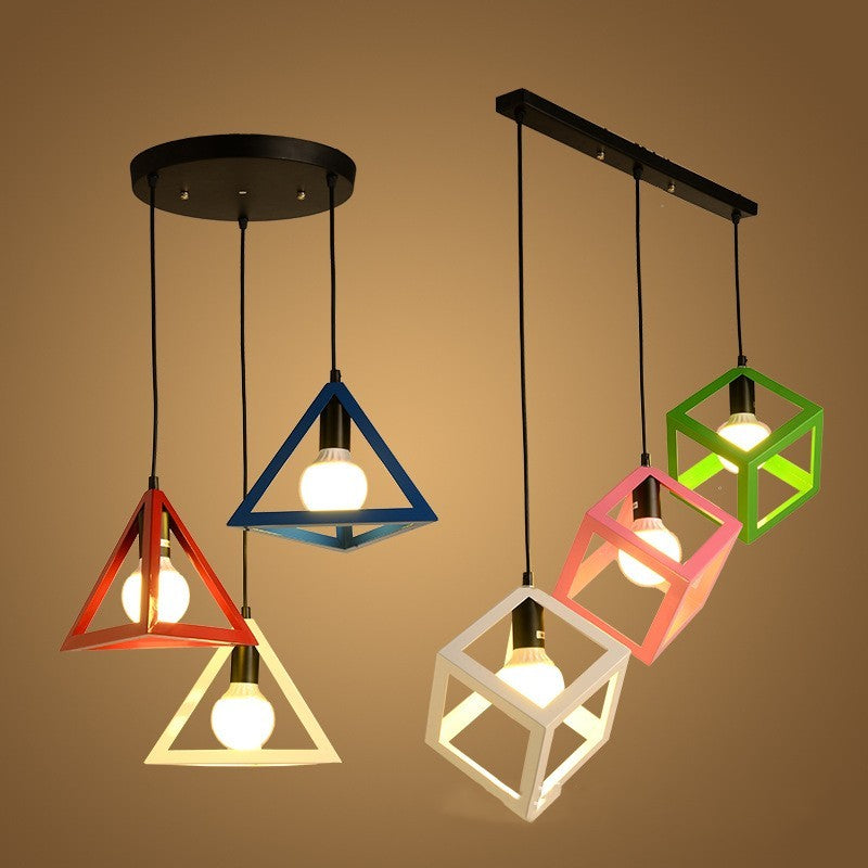 Three Head Modern Simple Pendant Lamp