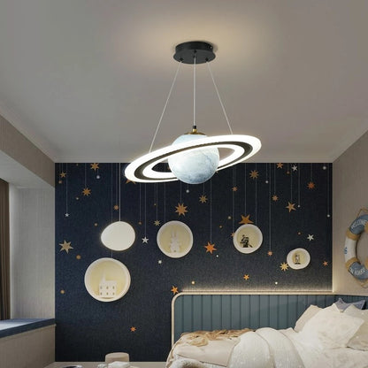 Children's Room Light Creative Happy Planet Chandelier