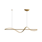 LED Wave Linear Pendant Chandelier Minimalist