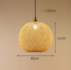 Zen Pastoral Pendant Light Minimal Tea Room