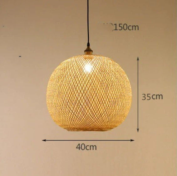 Zen Pastoral Pendant Light Minimal Tea Room