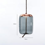 Modern Glass Pendant Chandelier with LED Light