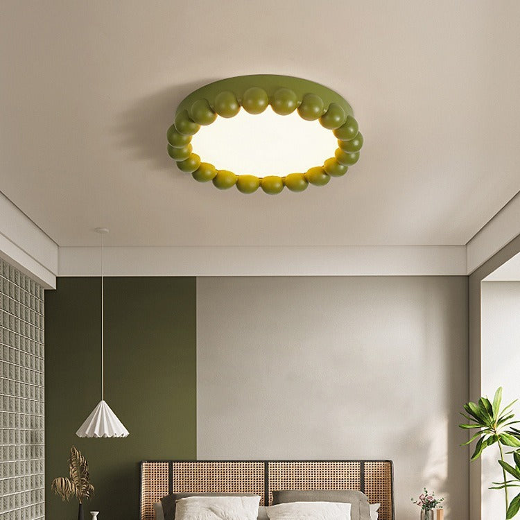 Nordic Cream Style Bedroom Light Ceiling Lamp Modern Silent Style