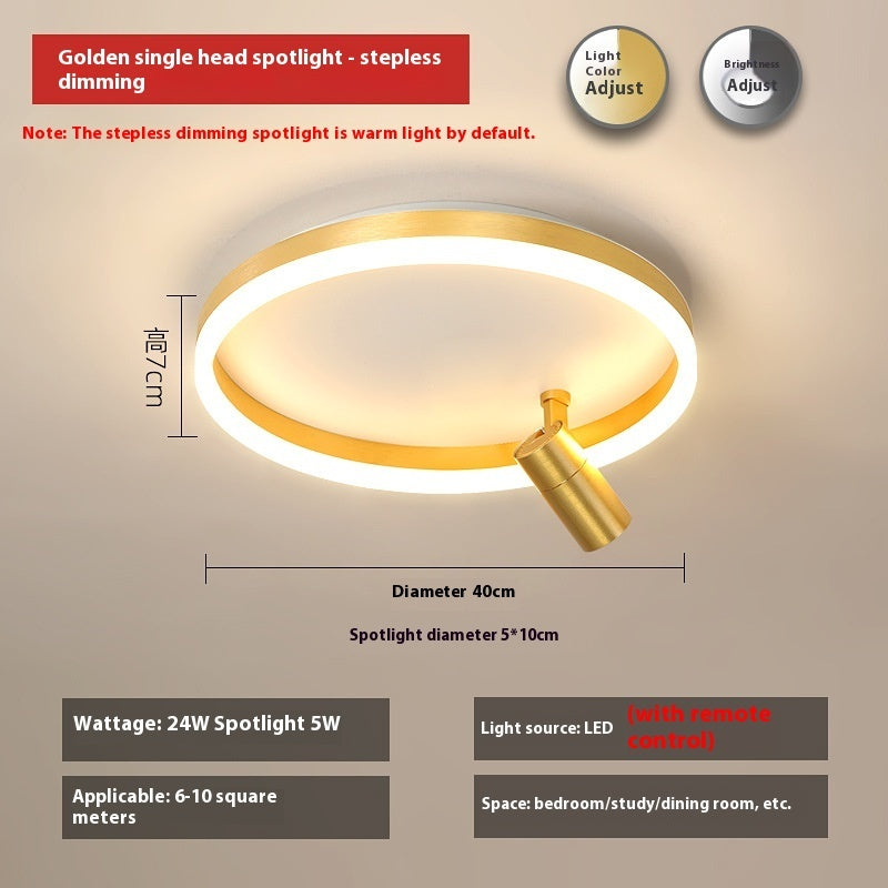 Bedroom Light Simple Modern Household Round Ceiling Lamp