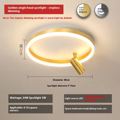 Bedroom Light Simple Modern Household Round Ceiling Lamp