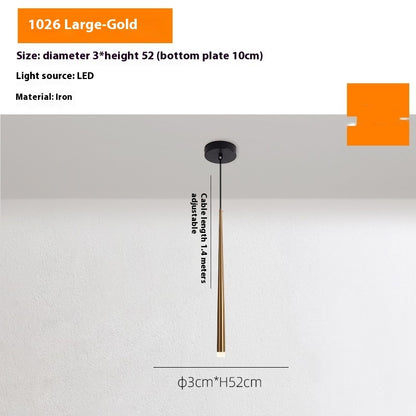 Nordic Chandelier Bedroom Bedside Lamp Minimalist Creative