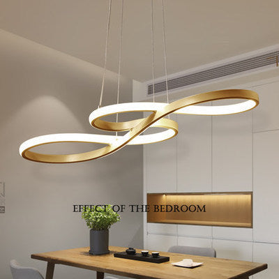 Led Dining Room Chandelier Simple And Modern Furnishings Chandelier Creative Personalized Fashion Living Room Chandelier Artistic Lamp
